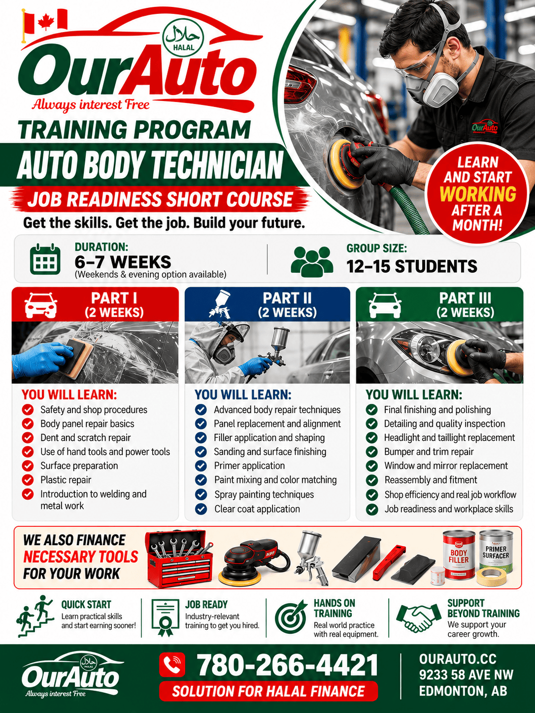 OurAuto Auto Body Technician Training Program
